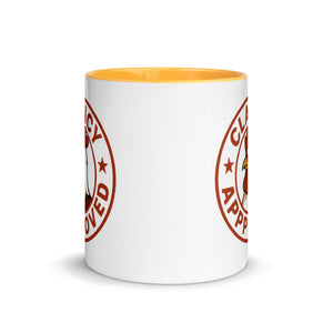 Clancy Approved Colored Mug - Cluck It All Farms