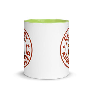 Clancy Approved Colored Mug - Cluck It All Farms