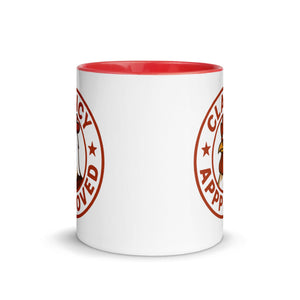 Clancy Approved Colored Mug - Cluck It All Farms