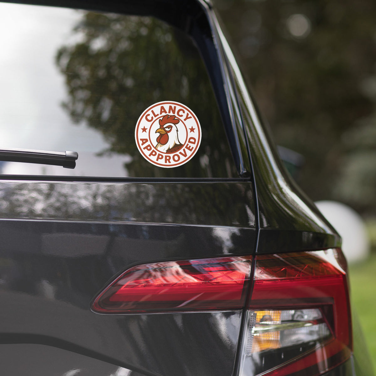 Clancy Approved Sticker - Cluck It All Farms