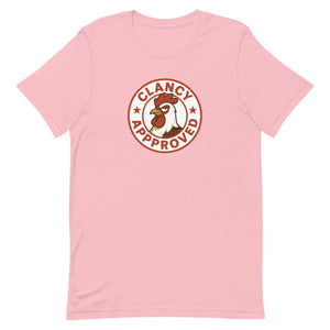 Clancy Approved Unisex T-Shirt - Cluck It All Farms