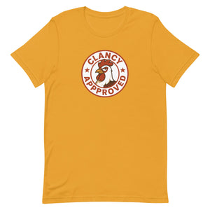 Clancy Approved Unisex T-Shirt - Cluck It All Farms