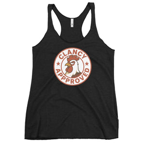 Clancy Approved Women's Racerback Tank - Cluck It All Farms