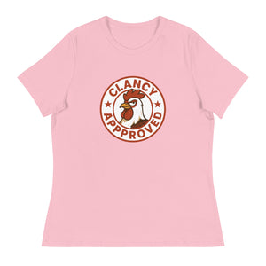 Clancy Approved Women's Relaxed T-Shirt - Cluck It All Farms