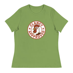 Clancy Approved Women's Relaxed T-Shirt - Cluck It All Farms