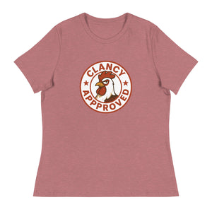 Clancy Approved Women's Relaxed T-Shirt - Cluck It All Farms