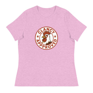 Clancy Approved Women's Relaxed T-Shirt - Cluck It All Farms