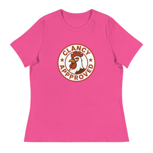 Clancy Approved Women's Relaxed T-Shirt - Cluck It All Farms