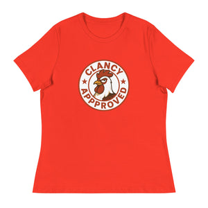 Clancy Approved Women's Relaxed T-Shirt - Cluck It All Farms