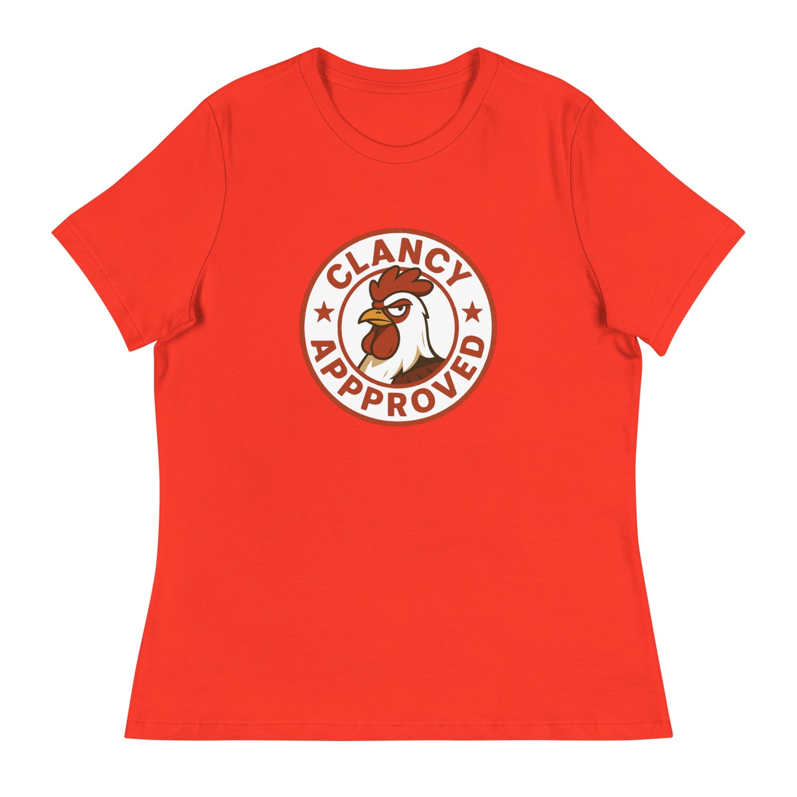 Clancy Approved Women's Relaxed T-Shirt - Cluck It All Farms