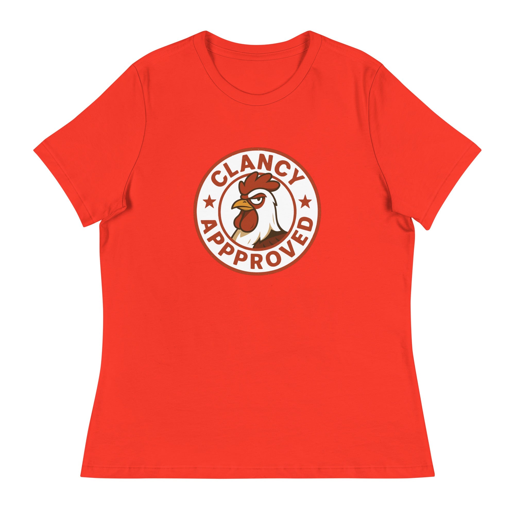 Clancy Approved Women's Relaxed T-Shirt - Cluck It All Farms