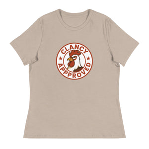 Clancy Approved Women's Relaxed T-Shirt - Cluck It All Farms