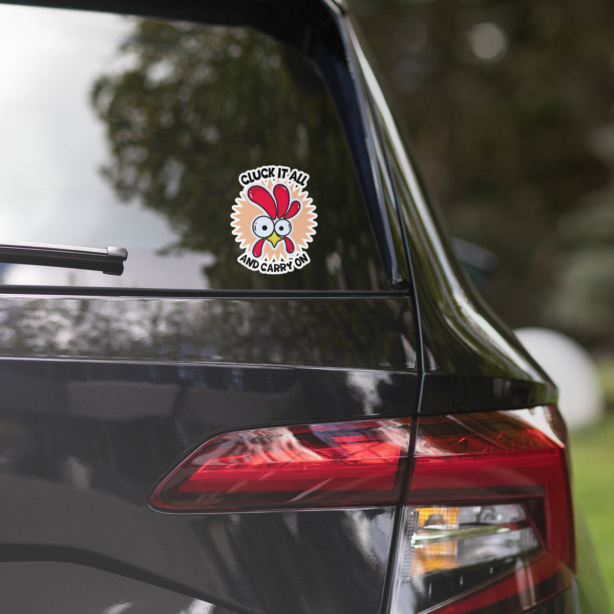 Cluck It All &amp; Carry On Sticker - Cluck It All Farms