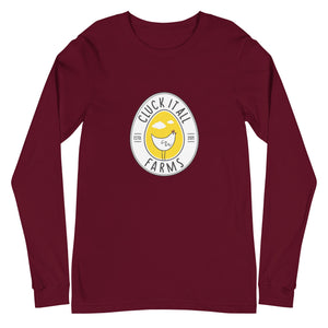 Cluck It All Farms Logo Unisex Long Sleeve Tee - Cluck It All Farms
