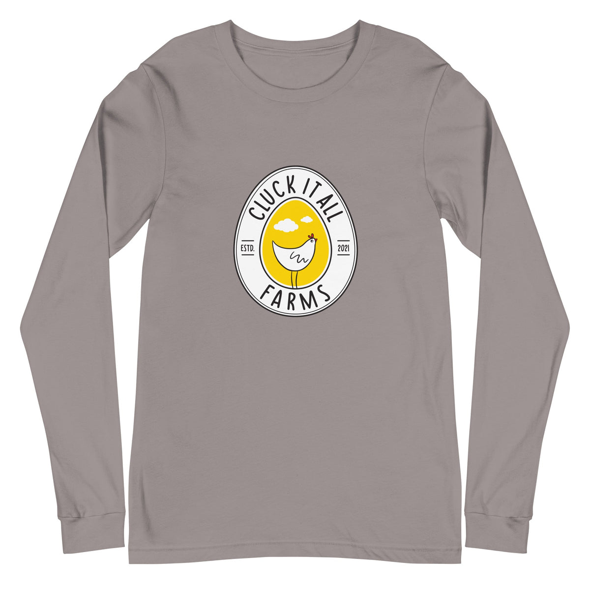 Cluck It All Farms Logo Unisex Long Sleeve Tee - Cluck It All Farms