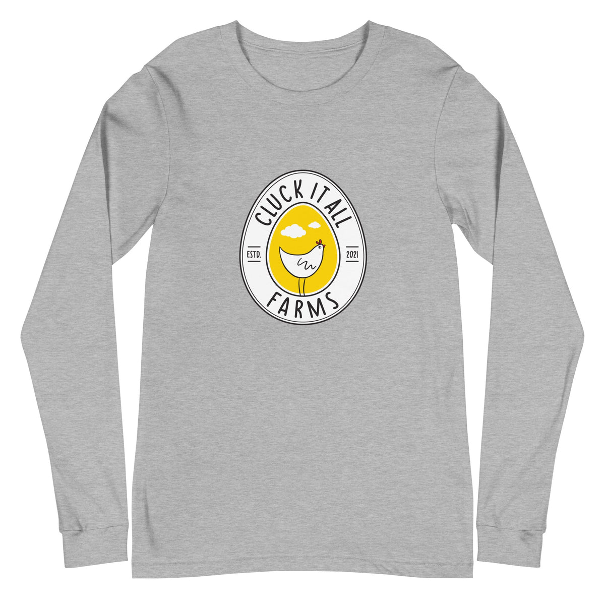 Cluck It All Farms Logo Unisex Long Sleeve Tee - Cluck It All Farms