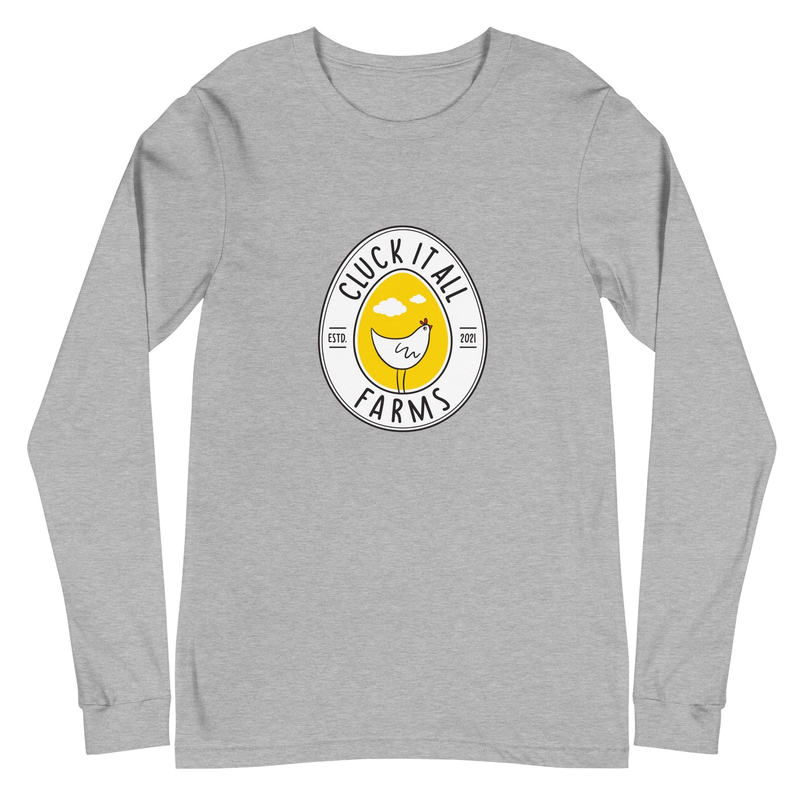 Cluck It All Farms Logo Unisex Long Sleeve Tee - Cluck It All Farms