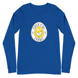 Cluck It All Farms Logo Unisex Long Sleeve Tee - Cluck It All Farms