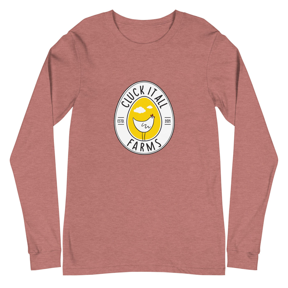 Cluck It All Farms Logo Unisex Long Sleeve Tee - Cluck It All Farms