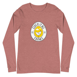 Cluck It All Farms Logo Unisex Long Sleeve Tee - Cluck It All Farms