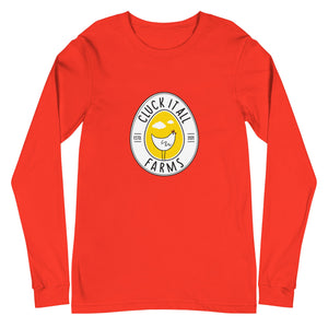 Cluck It All Farms Logo Unisex Long Sleeve Tee - Cluck It All Farms