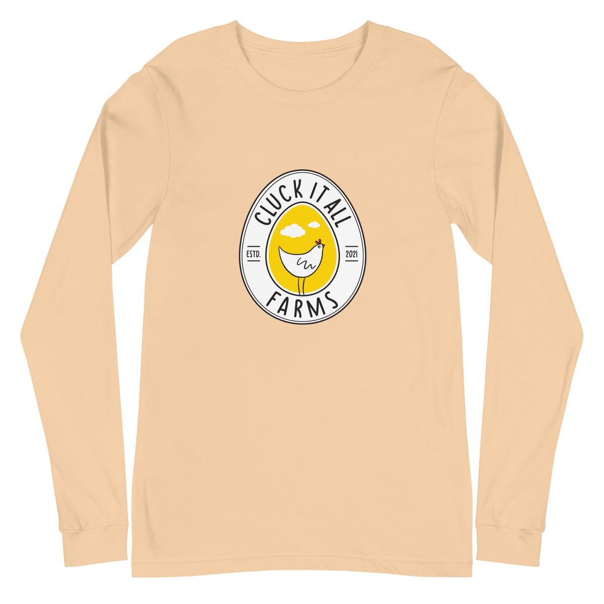 Cluck It All Farms Logo Unisex Long Sleeve Tee - Cluck It All Farms