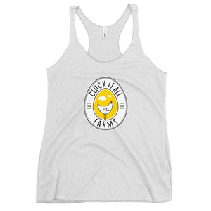 Cluck It All Farms Logo Women's Racerback Tank - Cluck It All Farms