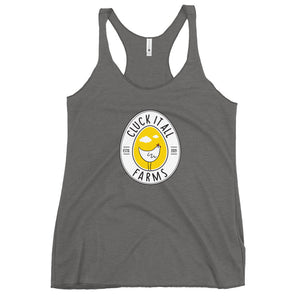 Cluck It All Farms Logo Women's Racerback Tank - Cluck It All Farms
