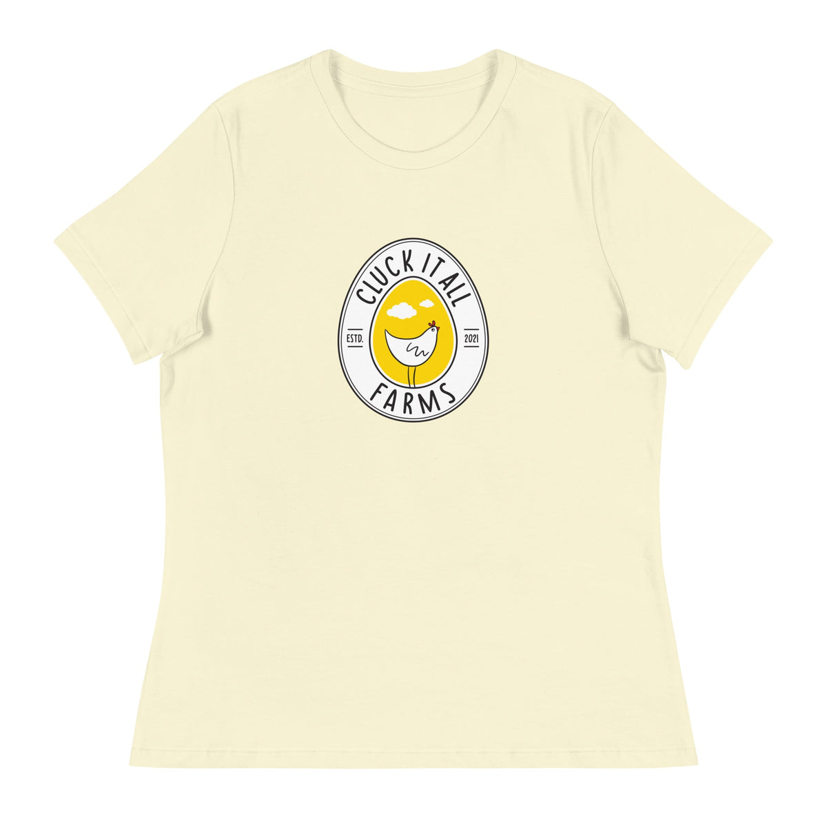 Cluck It All Farms Logo Women's Relaxed T-Shirt - Cluck It All Farms