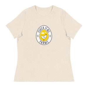 Cluck It All Farms Logo Women's Relaxed T-Shirt - Cluck It All Farms