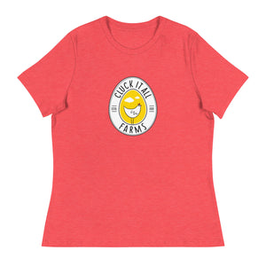 Cluck It All Farms Logo Women's Relaxed T-Shirt - Cluck It All Farms