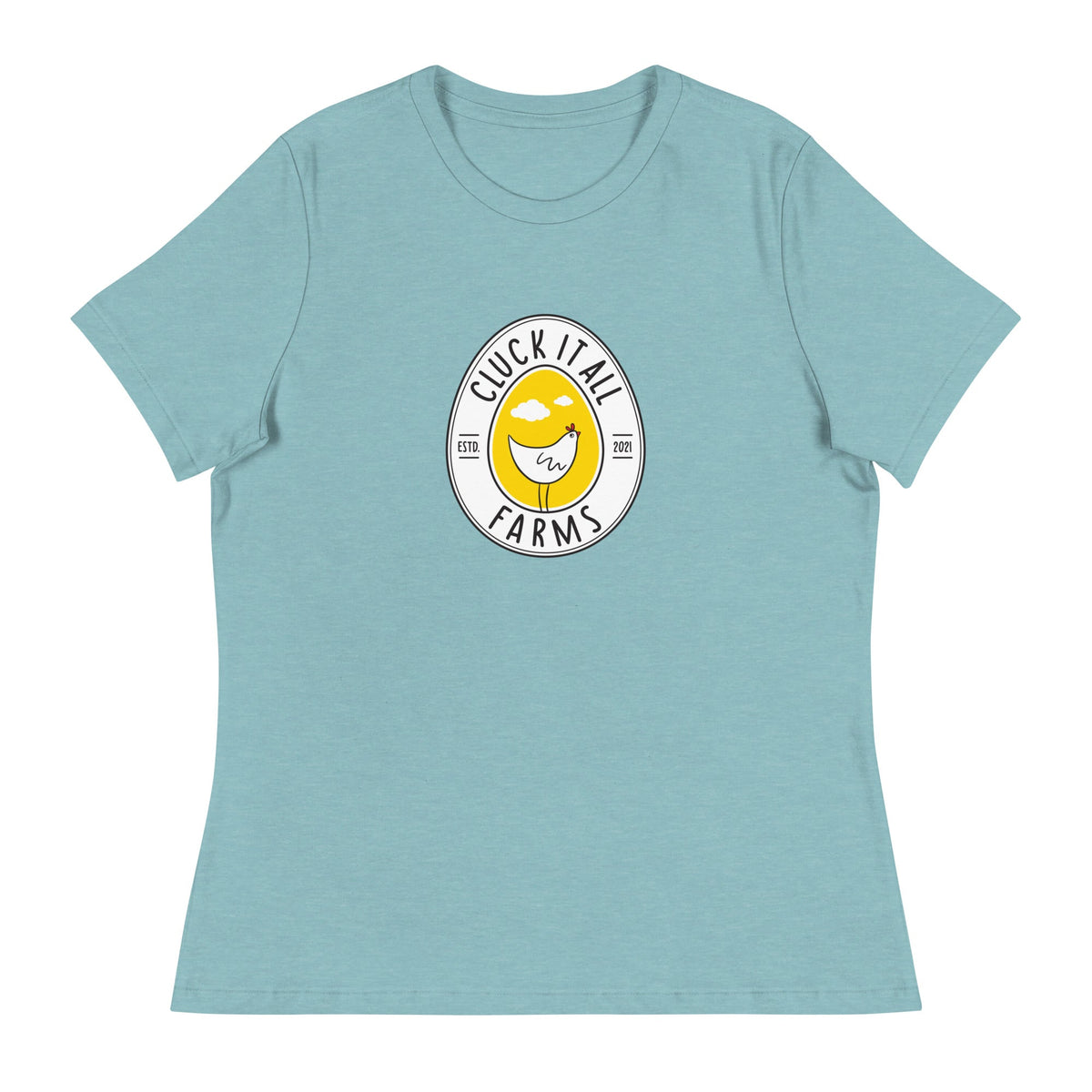 Cluck It All Farms Logo Women's Relaxed T-Shirt - Cluck It All Farms
