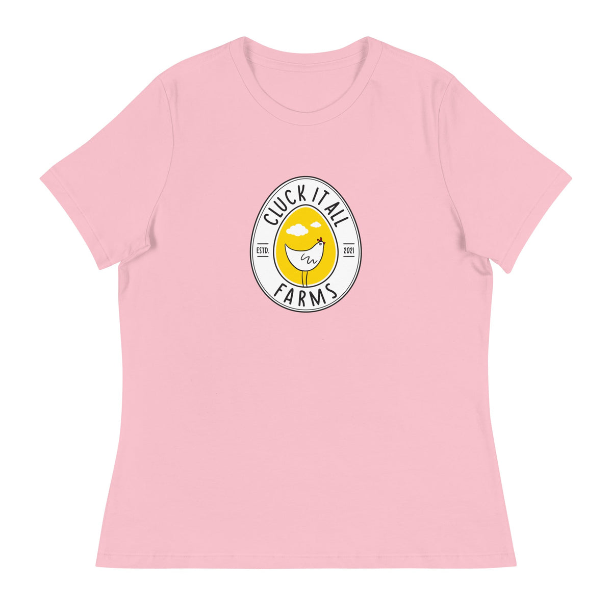 Cluck It All Farms Logo Women's Relaxed T-Shirt - Cluck It All Farms