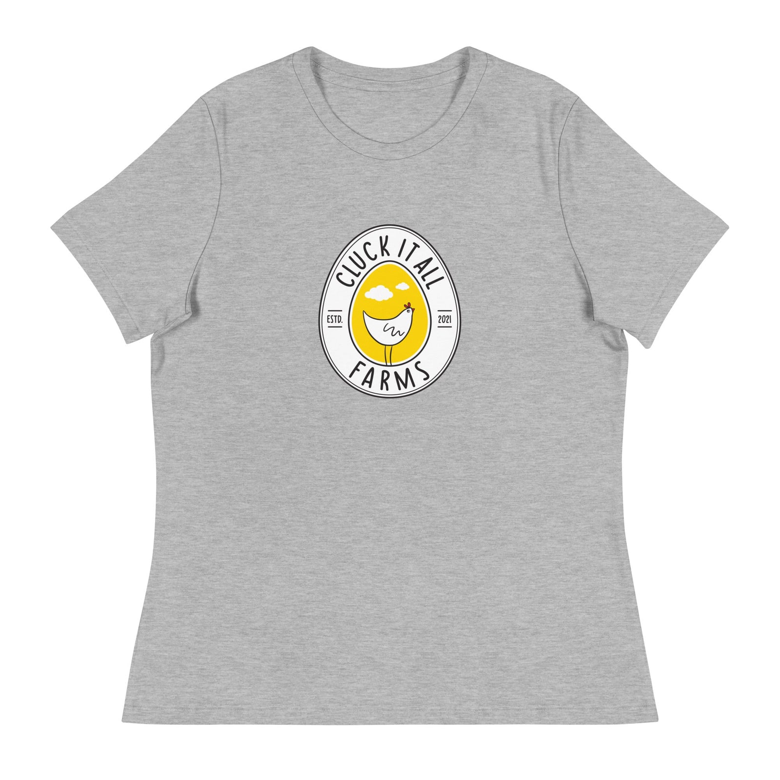 Cluck It All Farms Logo Women's Relaxed T-Shirt - Cluck It All Farms