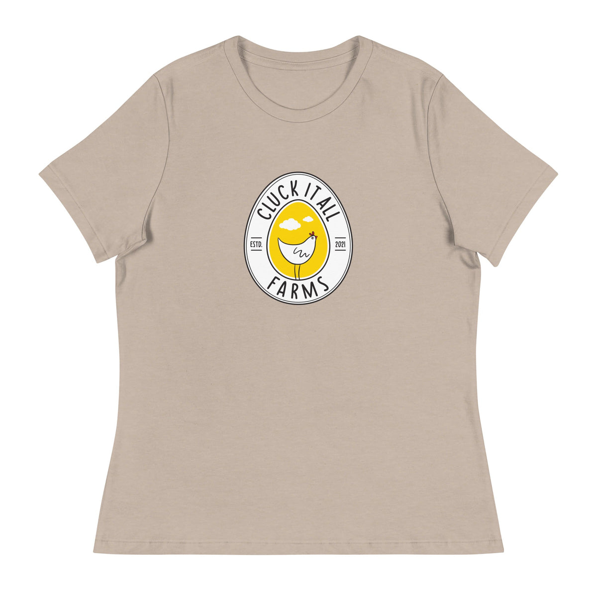 Cluck It All Farms Logo Women's Relaxed T-Shirt - Cluck It All Farms