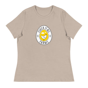 Cluck It All Farms Logo Women's Relaxed T-Shirt - Cluck It All Farms