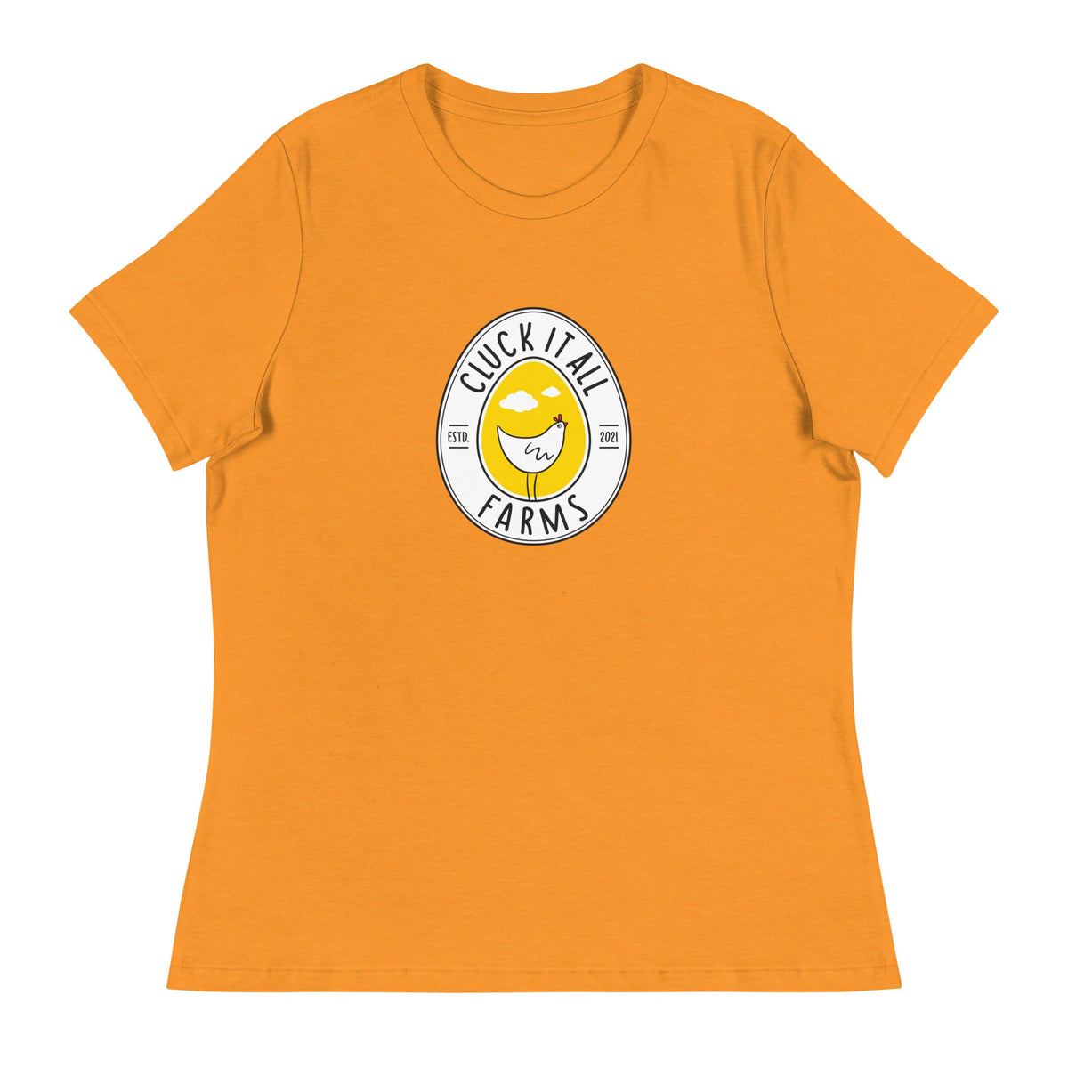 Cluck It All Farms Logo Women's Relaxed T-Shirt - Cluck It All Farms