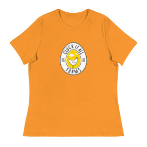 Cluck It All Farms Logo Women's Relaxed T-Shirt - Cluck It All Farms