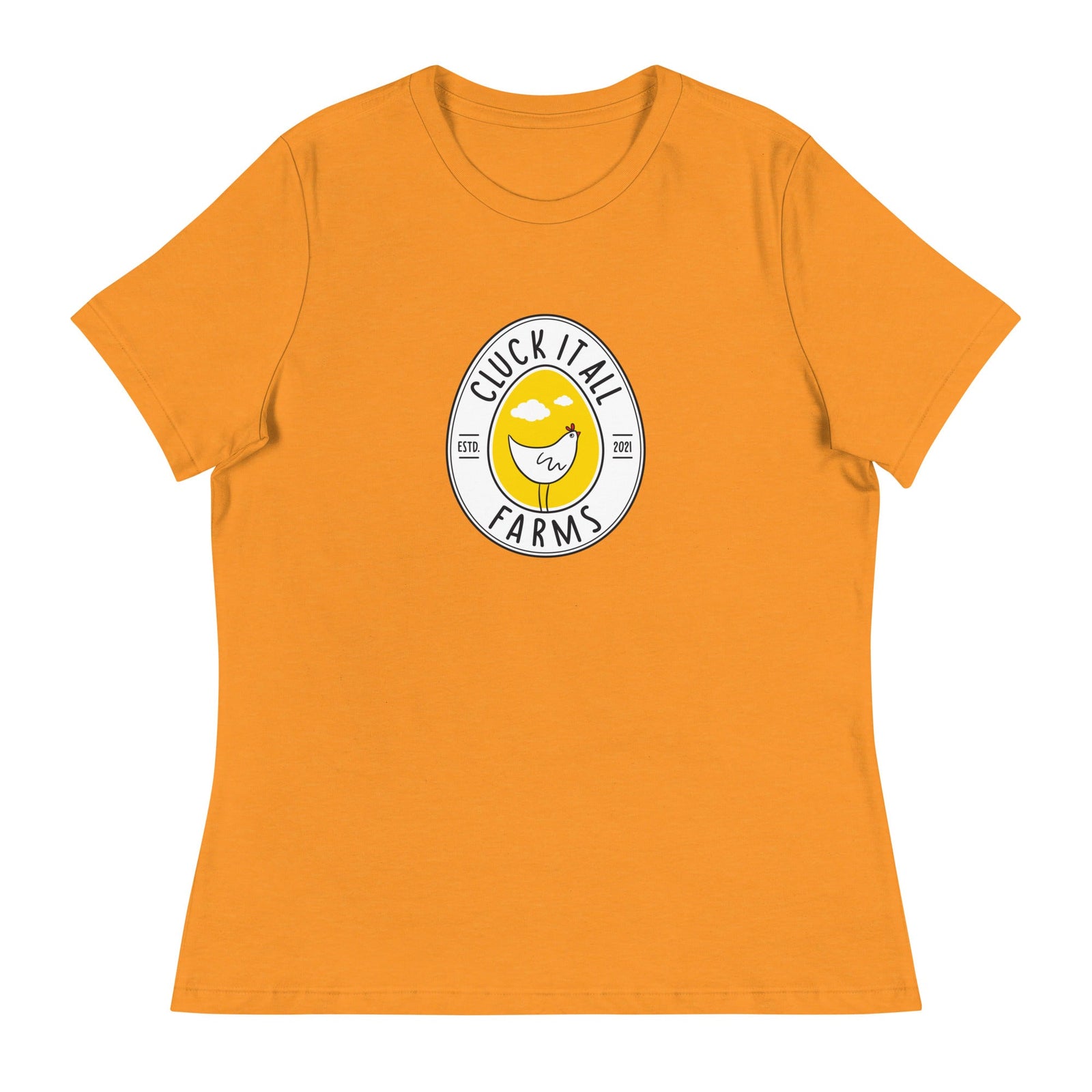 Cluck It All Farms Logo Women's Relaxed T-Shirt - Cluck It All Farms