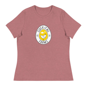 Cluck It All Farms Logo Women's Relaxed T-Shirt - Cluck It All Farms