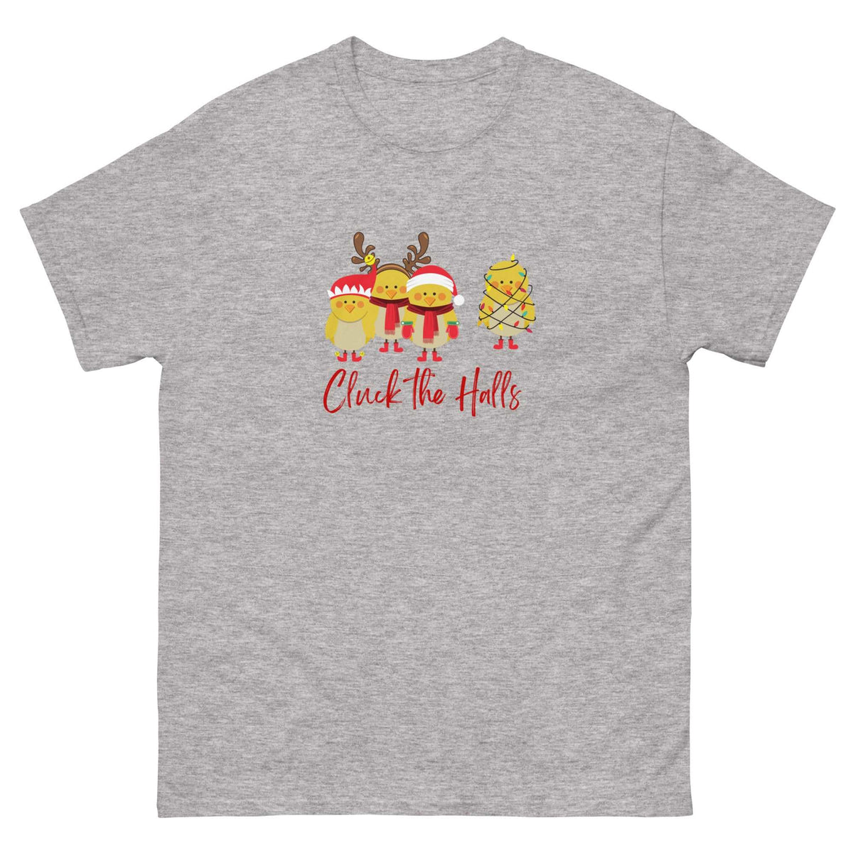 Cluck the Halls Unisex Classic Tee - Cluck It All Farms