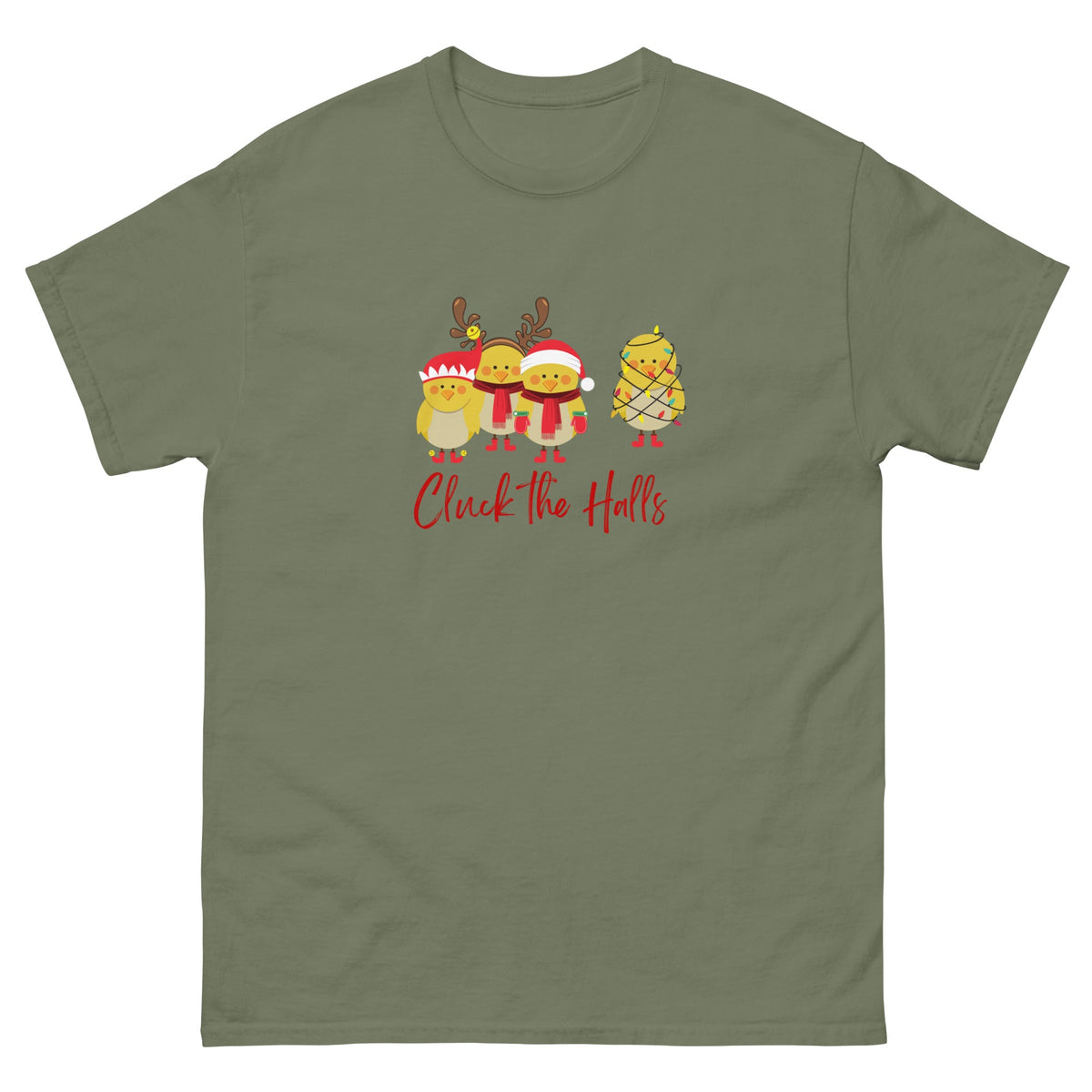 Cluck the Halls Unisex Classic Tee - Cluck It All Farms