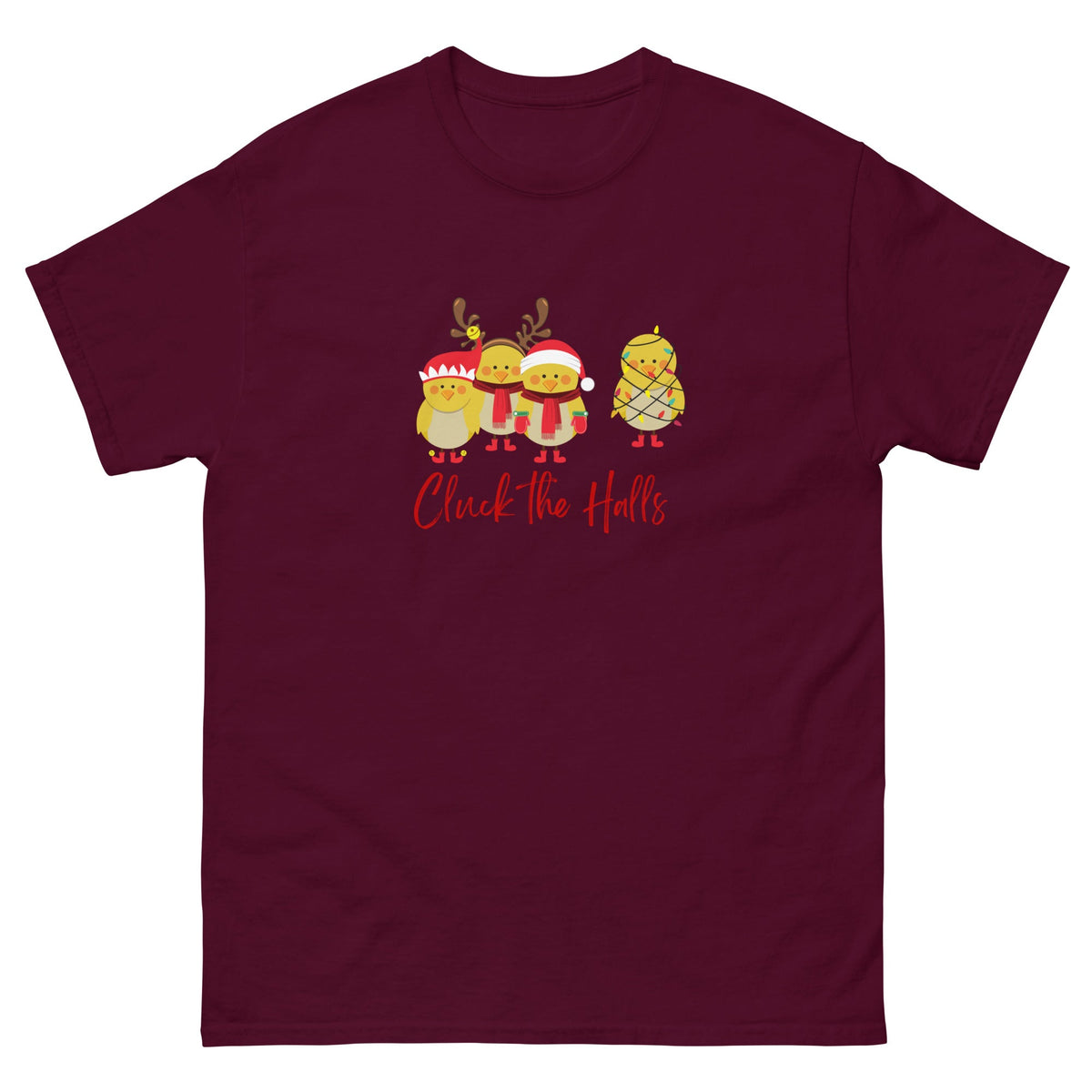 Cluck the Halls Unisex Classic Tee - Cluck It All Farms