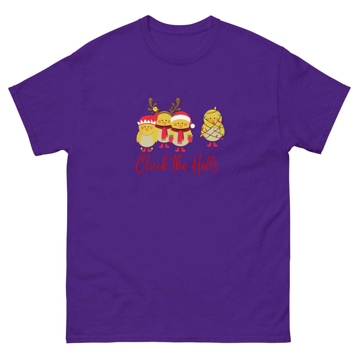 Cluck the Halls Unisex Classic Tee - Cluck It All Farms
