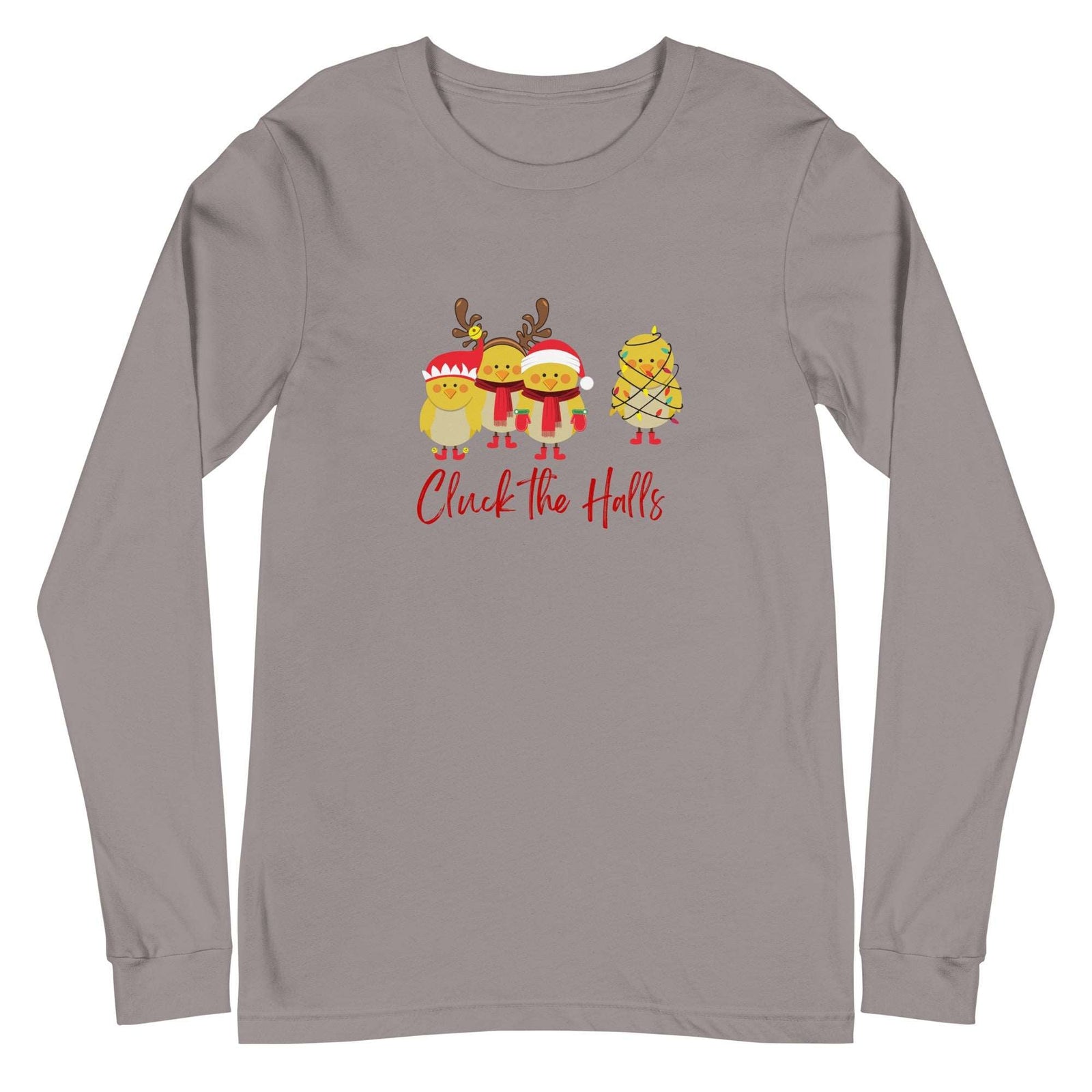 Cluck the Halls Unisex Long Sleeve Tee - Cluck It All Farms
