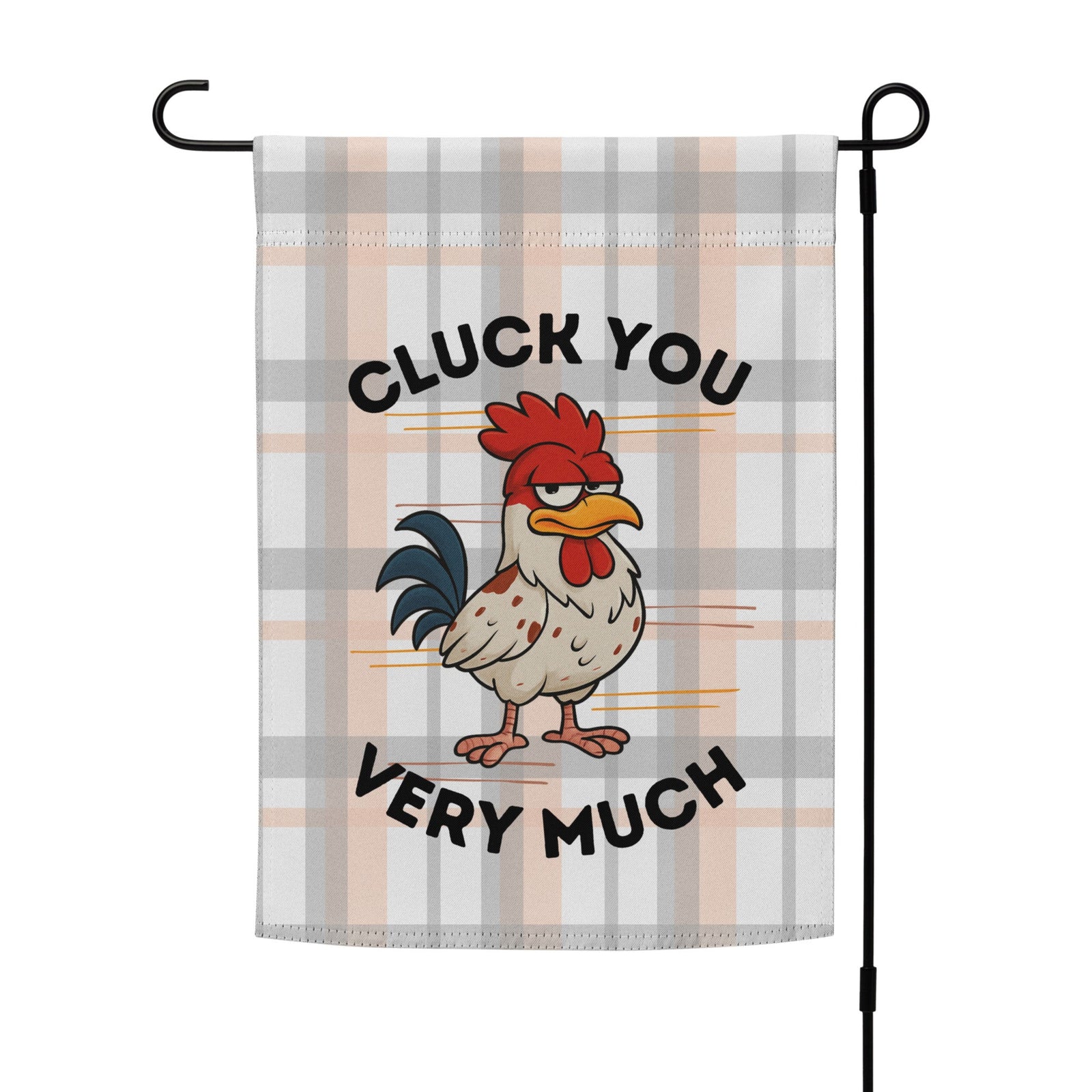Cluck You Very Much Garden Flag - Cluck It All Farms