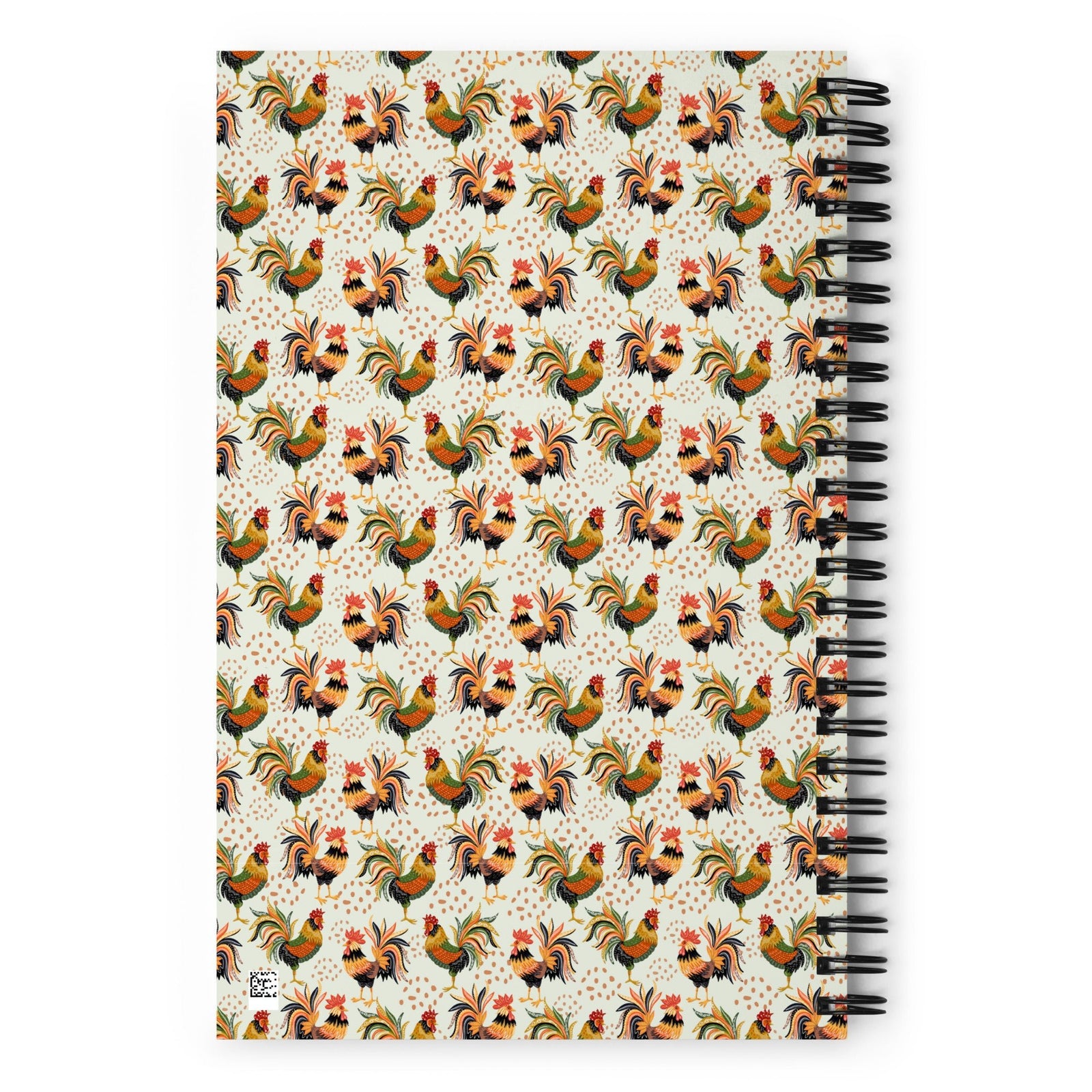 Colorful Roosters Spiral Notebook - Cluck It All Farms