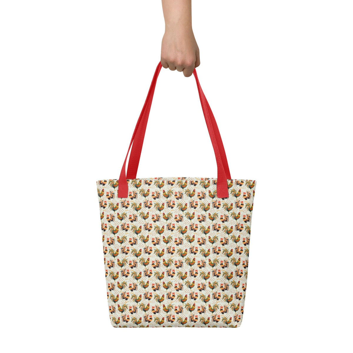 Colorful Roosters Tote Bag - Cluck It All Farms