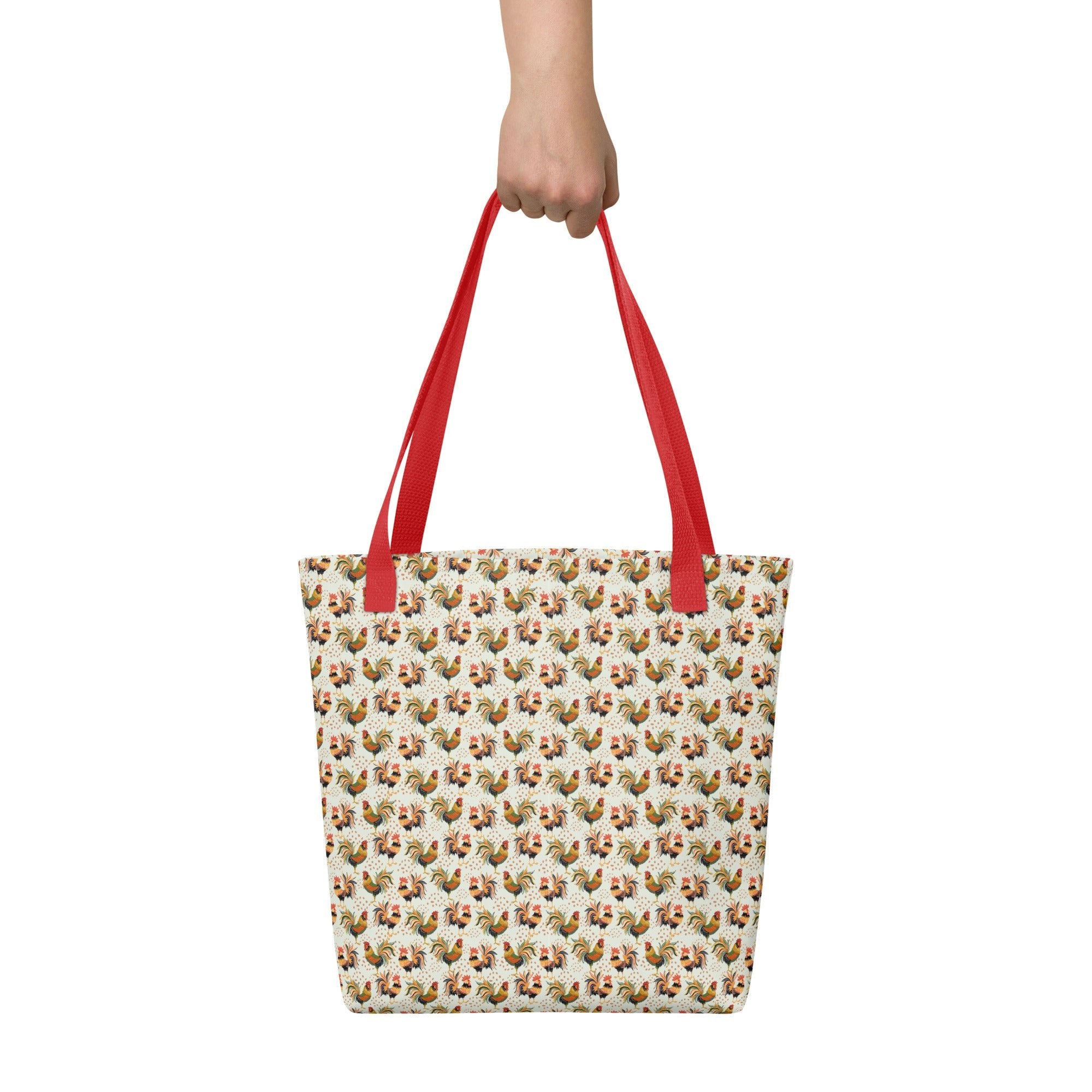 Colorful Roosters Tote Bag - Cluck It All Farms