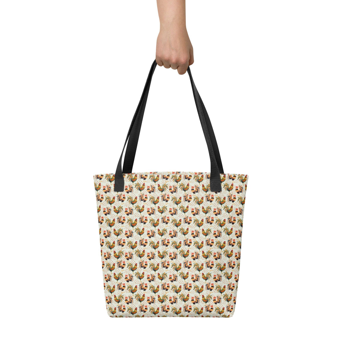Colorful Roosters Tote Bag - Cluck It All Farms